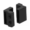 Система для раздвижных дверей Springos HA5003, 200 см, направляющая до 100 кг, barn door, с декоративной фурнитурой, сталь, черн