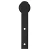 Stumdomų durų sistema Springos HA5009, 183 cm, bėgelis iki 100 kg, barn door, plienas, juoda