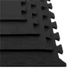 Treeningmatt pusletükkidega Springos FM0001 60x60 cm must 4 tk