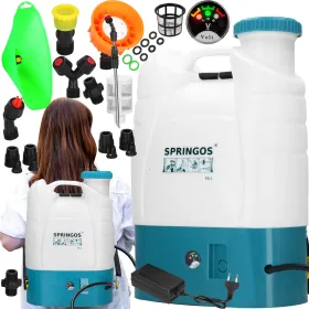 Electric Plant Sprayer Springos GA0059, Battery-Powered Garden Sprayer, 16L