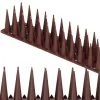 Пластиковые отпугивающие полоски для голубей Springos GA0018, 12 шт., коричневые