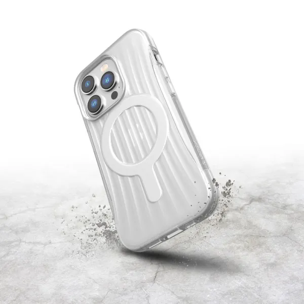X-Doria Raptic Clutch MagSafe - Biodegradable case for iPhone 14 Pro (Drop-Tested 3m) (Clear)