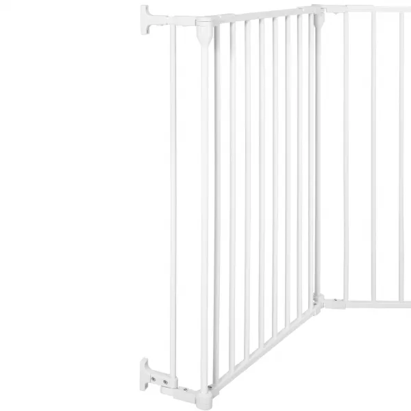 Painekiinnitteinen turvaportti Springos SG0016, 5 paneelia, 318 cm, valkoinen