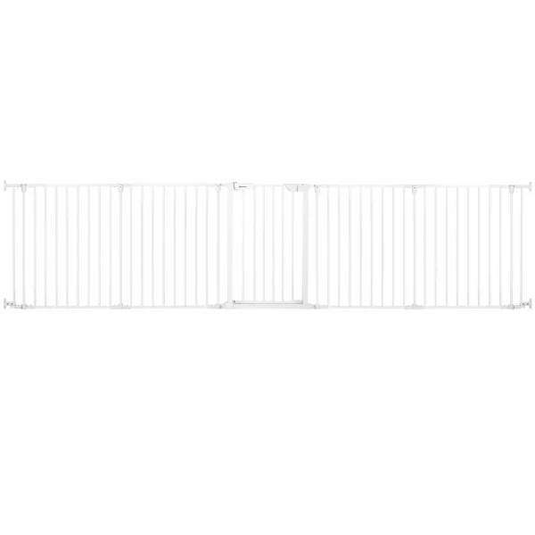 Painekiinnitteinen turvaportti Springos SG0016, 5 paneelia, 318 cm, valkoinen