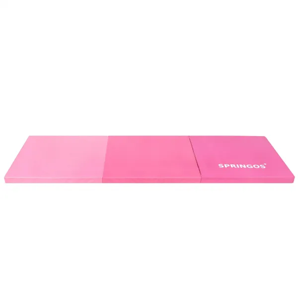 Võimlemismatt Springos FA0140, 180 cm, roosa