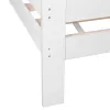 Majakujuline voodi Springos BD01 VALGE, 160x80 cm, puidust lastevoodi