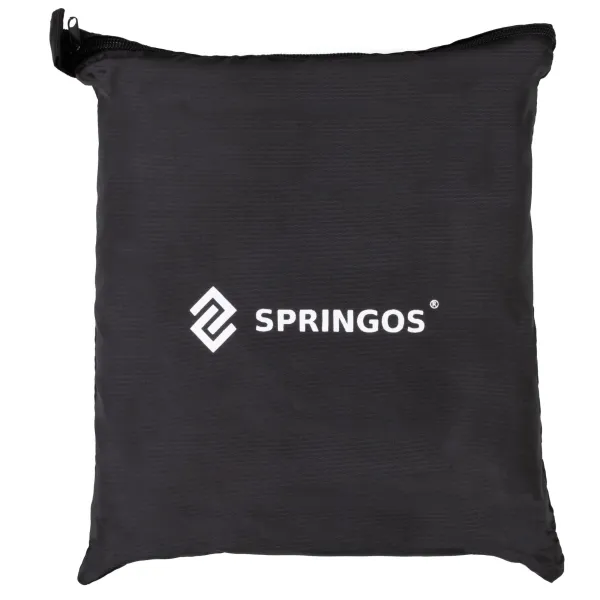 Pakabinamos kėdės užvalkalas Springos HC0035 250x260cm, atsparus vandeniui, juodas