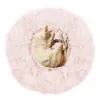 Лежанка для собаки и кошки Springos PA0101, 60 см, плюшевая, грязно-розовая