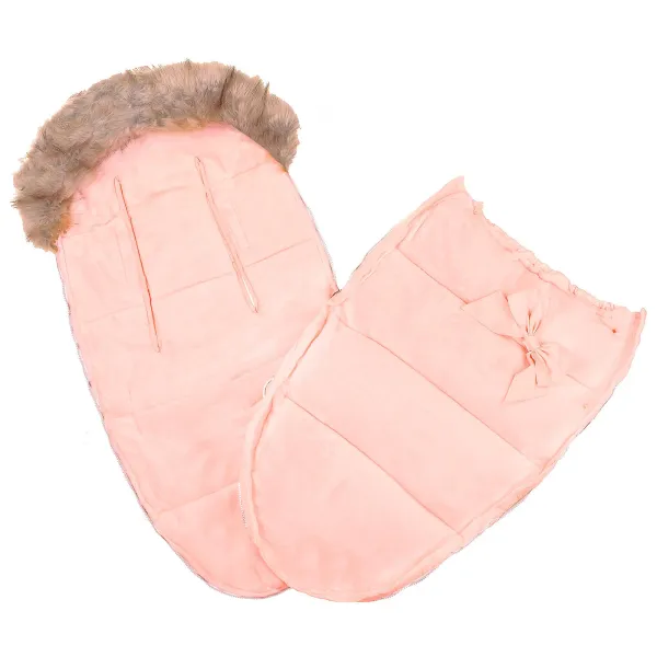Sleeping bag Springos SB0017, 4-in-1, for stroller, sled, and carrycot, pink