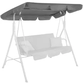 Dārza šūpoles nojume Springos GS0003R 220x115 cm, pelēka