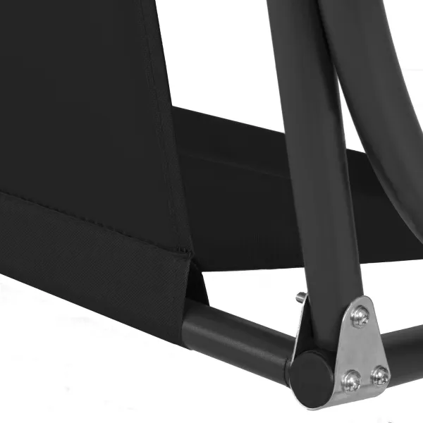 Seat fabric for garden swing Springos GS0016S 155x100 cm, black