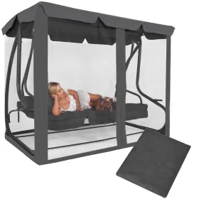Aiamõnede sääsevõrk Springos GS0026M, kõrgus 165 cm, hall