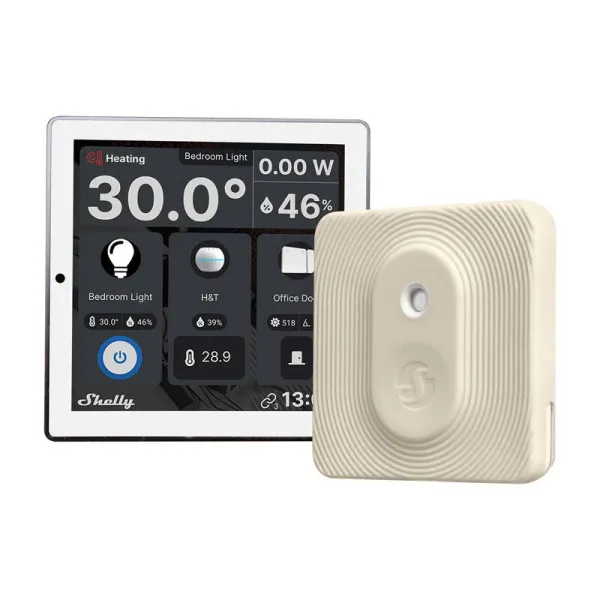Ohjauspaneeli Shelly WALL DISPLAY(WH)+BLUE HT(IVO)