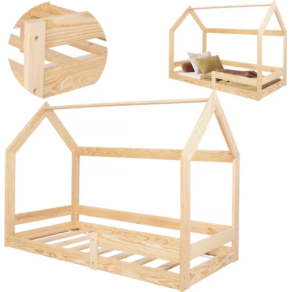 Children's bed with rails Springos BD006 164 x 87 cm