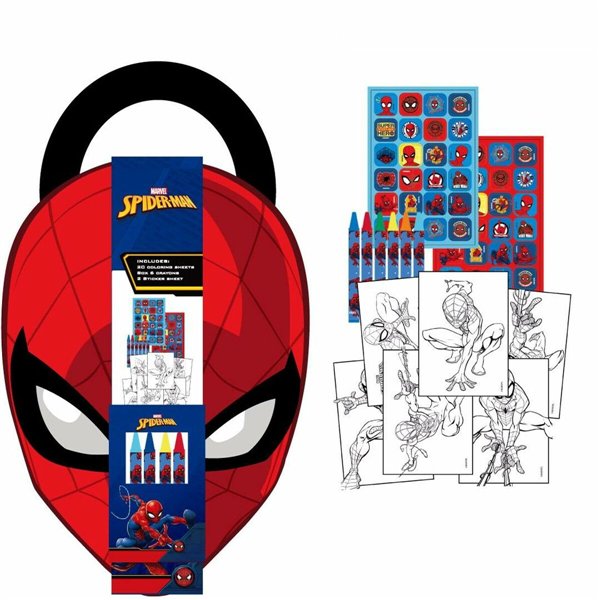 Pictures to colour in Spider-Man