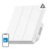 Smart wall switch SONOFF M5-3C-80W Matter (3-channel, to frame)