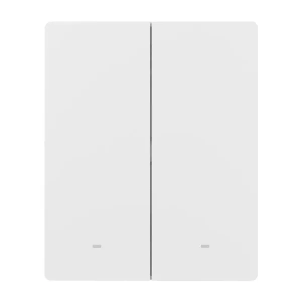 Smart wall switch SONOFF M5-2C-80W Matter (2-channel, to frame)