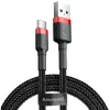 USB A uz USB C Kabelis Baseus Cafule Melns 2 m