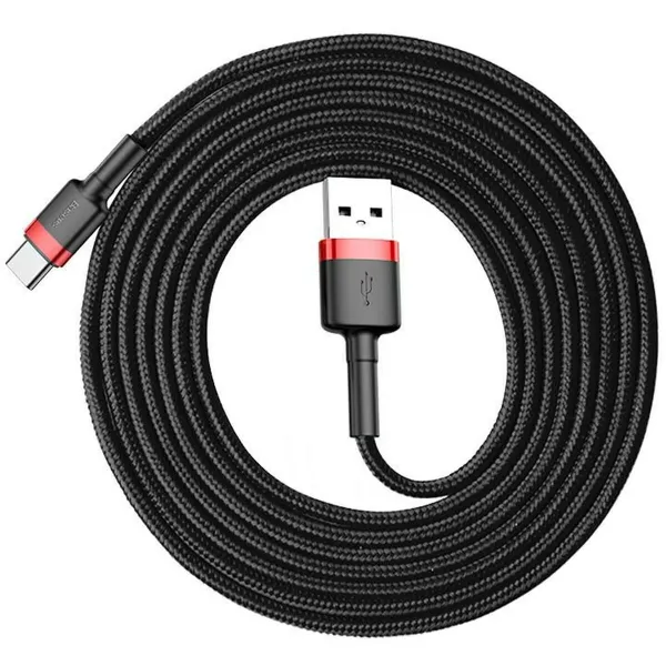 USB A - USB C Kaabel Baseus Cafule Must 2 m
