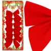 Рождественские банты Springos CA1310, 9,5 x 7,5 см, 6 шт.
