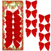Рождественские банты Springos CA1310, 9,5 x 7,5 см, 6 шт.