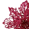 Bethlehem Star, Artificial Poinsettia Flower Springos CA1261 13 cm Pink with Glitter