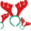 Headband with Reindeer Antlers and Bells, Christmas Ornament Springos CA1288