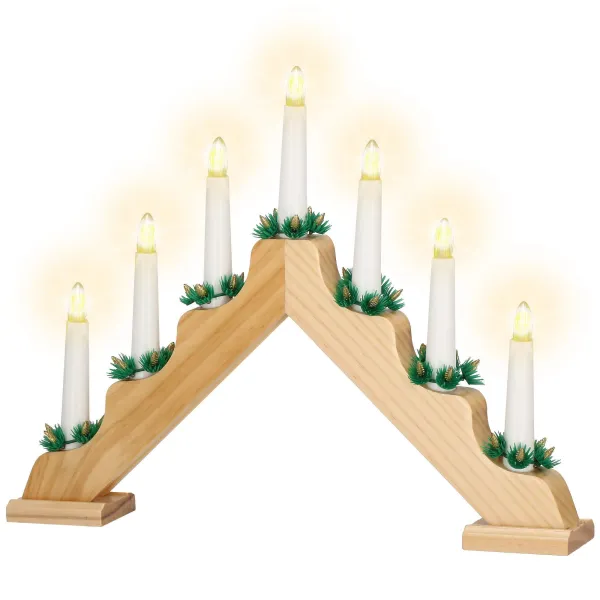 Koristeellinen LED-kynttelikkö Springos CL4108
