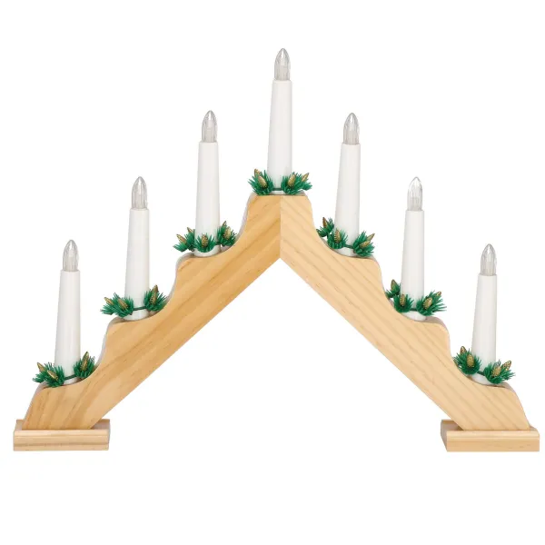 Koristeellinen LED-kynttelikkö Springos CL4108