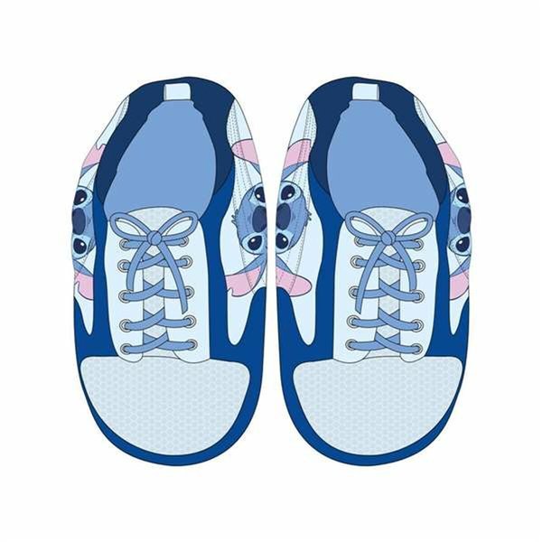 House Slippers Stitch Blue